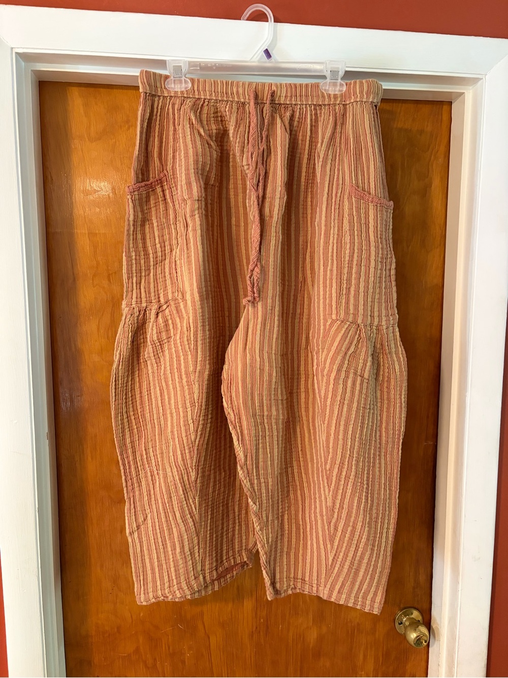 Free People Quinn striped pants